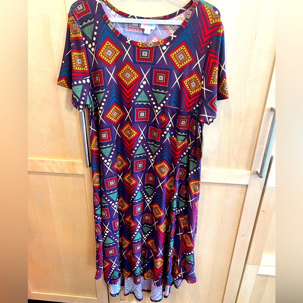 Colourful Hi-low Dress